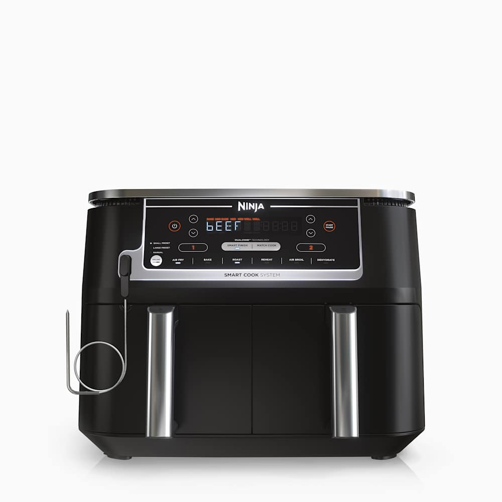 قلاية هوائية Ninja Foodi Smart XL Dual Zone DZ550 - 9.5L - أسود