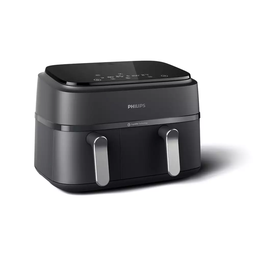 قلاية هوائية Airfryer من سلسلة 3000 بسلتين NA351/00 - 9.5L (سلة مزدوجة)